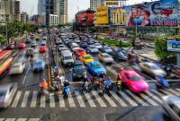 rush hour in bangkok