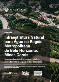 Capa do relatório de Infraestrutura Natural em BH