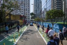 Joel Carlos Borges, rua completa implementada em São Paulo (Foto: Victor Moriyama/WRI Brasil)