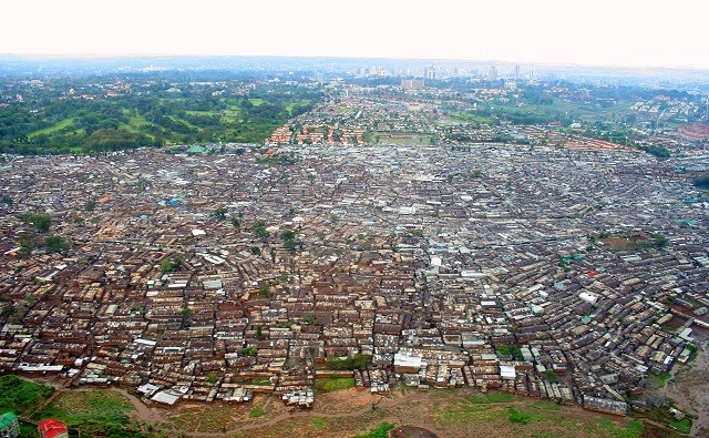 <p>Foto aerea de Nairobi do Quênia</p>